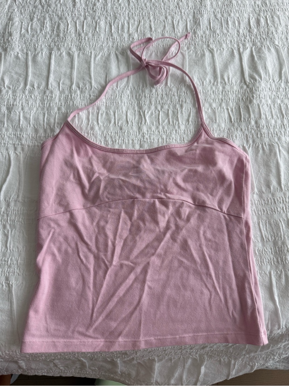 Aritzia Light Pink Halter Tank